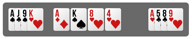 Turn az Omaha pókerben a 4. közös kártya bemutatásával