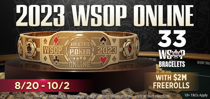 Több Millió Készpénz és Tucatnyi WSOP-karkötő nyerhető a Világ Legrangosabb Online Pókersorozatán