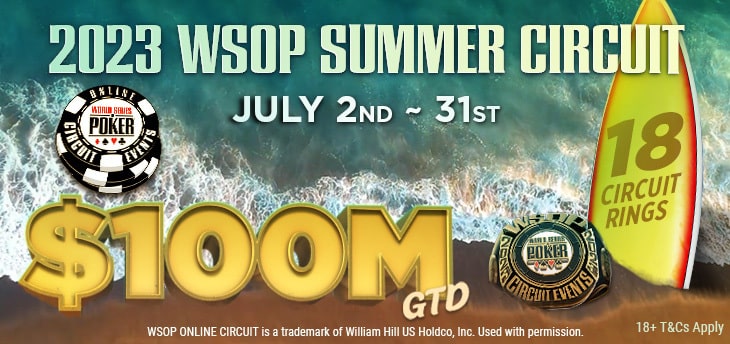 WSOP Aranygyűrűk És Milliós Nyeremények A GGPoker WSOP Summer Circuit Versenyén